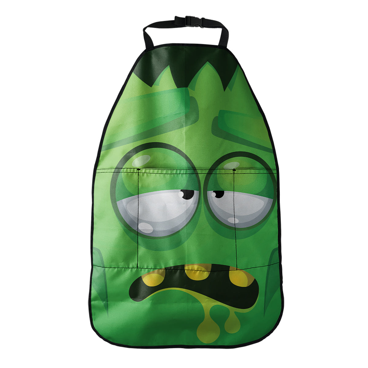 Halloween Frankenstein Face Print Car Seat Organizers