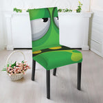 Halloween Frankenstein Face Print Dining Chair Slipcover