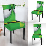 Halloween Frankenstein Face Print Dining Chair Slipcover