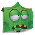 Halloween Frankenstein Face Print Hooded Blanket