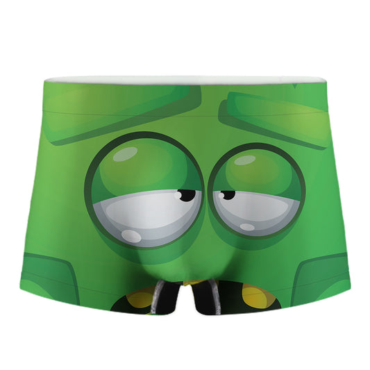 Halloween Frankenstein Face Print Men's Boxer Briefs
