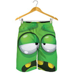 Halloween Frankenstein Face Print Men's Shorts