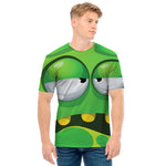 Halloween Frankenstein Face Print Men's T-Shirt