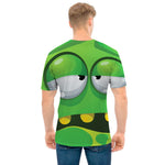 Halloween Frankenstein Face Print Men's T-Shirt