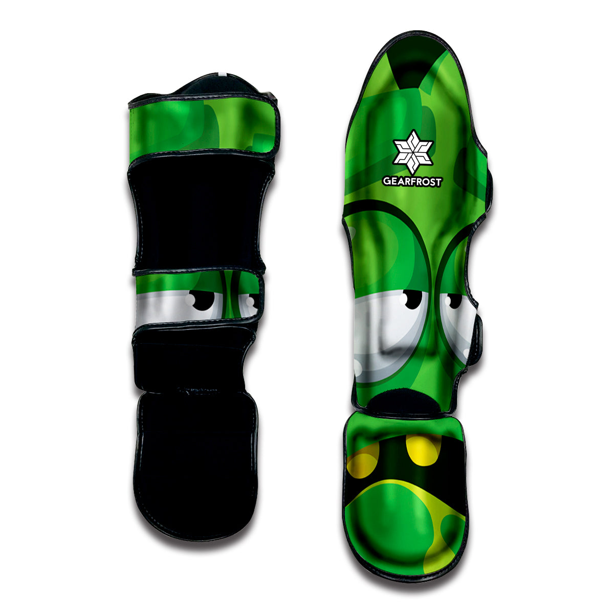 Halloween Frankenstein Face Print Muay Thai Shin Guard