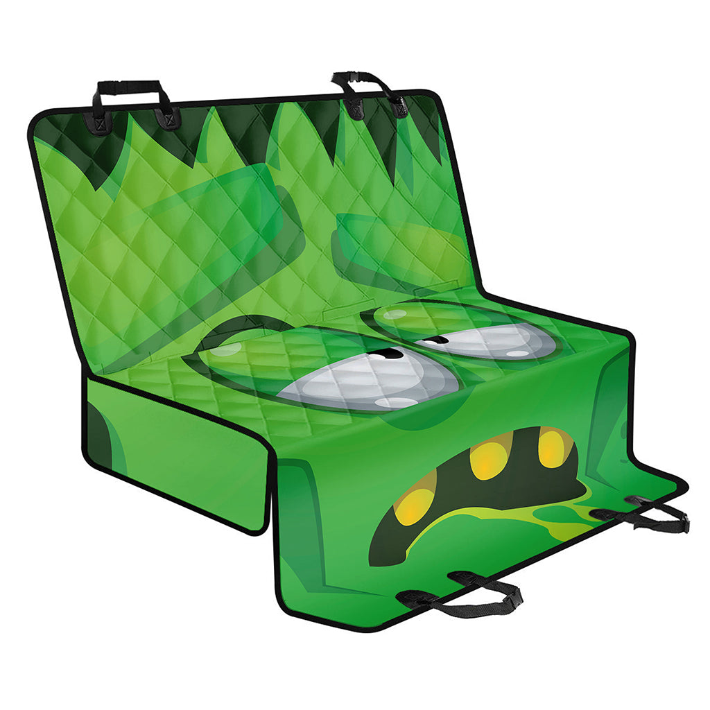 Halloween Frankenstein Face Print Pet Car Back Seat Cover