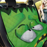 Halloween Frankenstein Face Print Pet Car Back Seat Cover