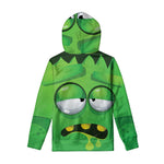 Halloween Frankenstein Face Print Pullover Hoodie