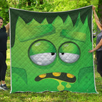Halloween Frankenstein Face Print Quilt