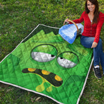Halloween Frankenstein Face Print Quilt