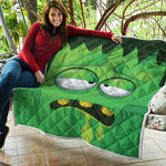 Halloween Frankenstein Face Print Quilt