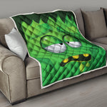 Halloween Frankenstein Face Print Quilt