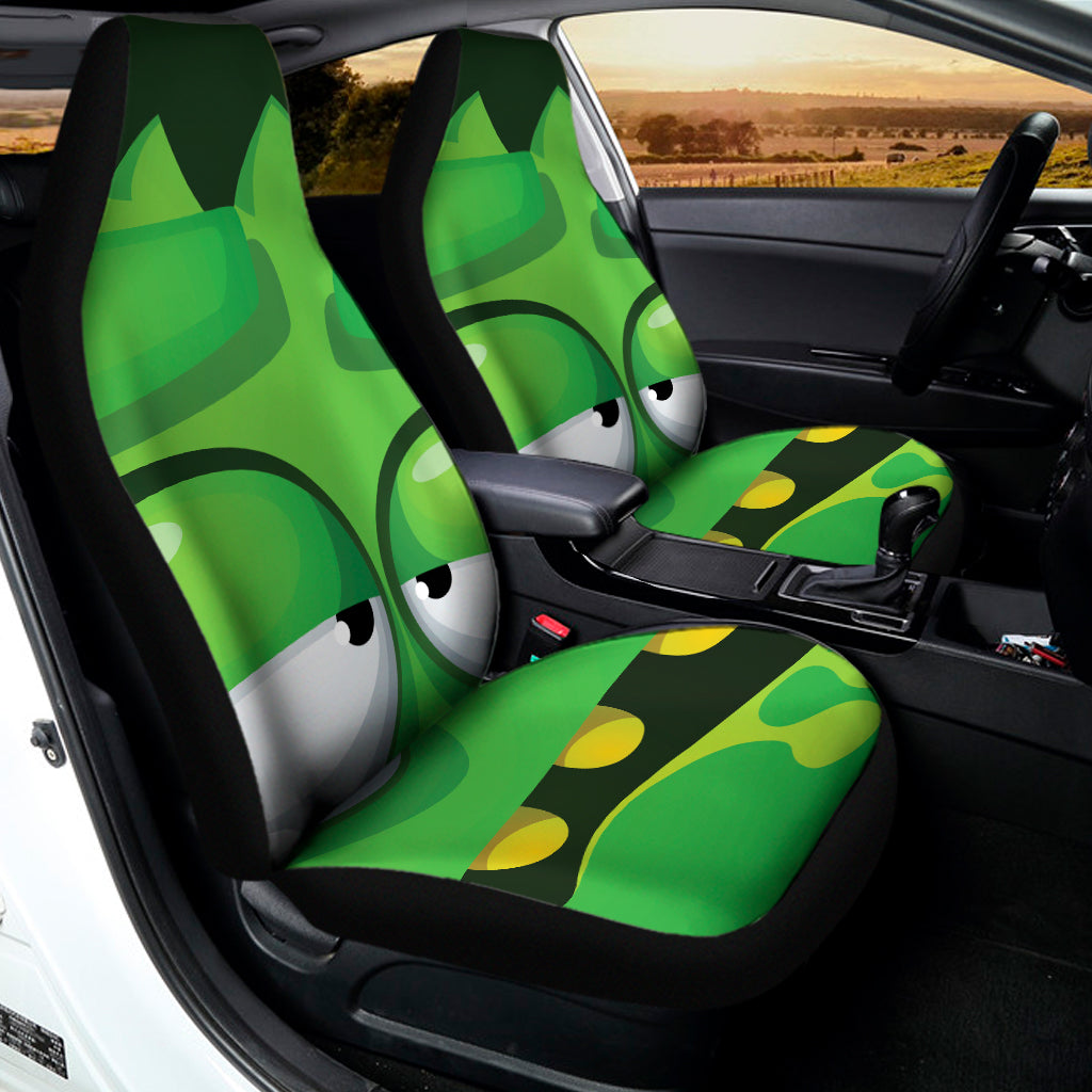 Halloween Frankenstein Face Print Universal Fit Car Seat Covers