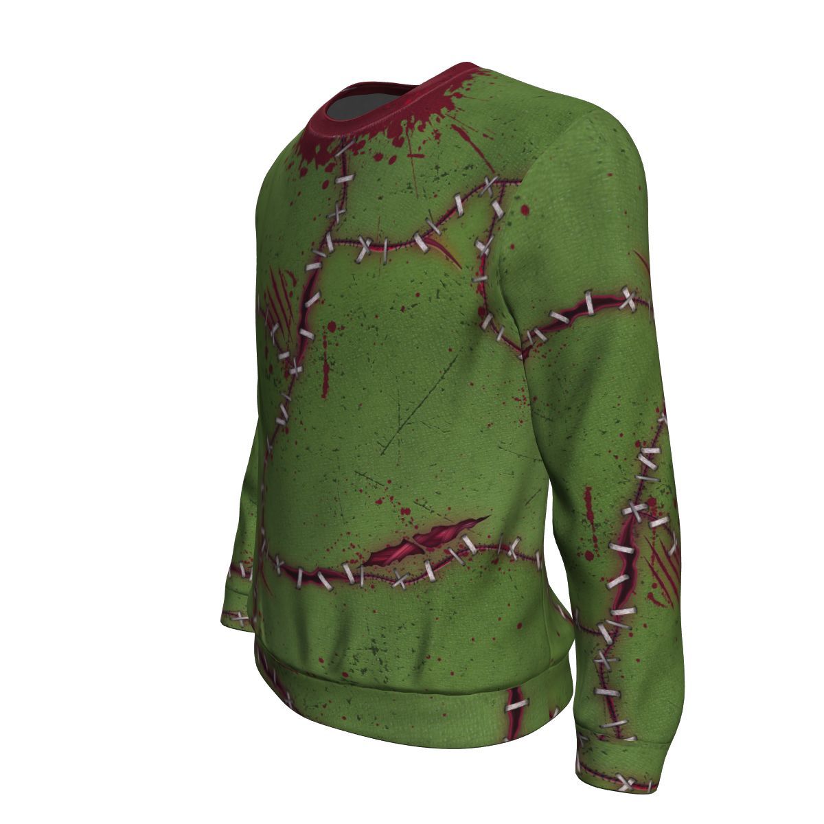 Halloween Frankenstein Inspired Unisex Crewneck Sweatshirt GearFrost