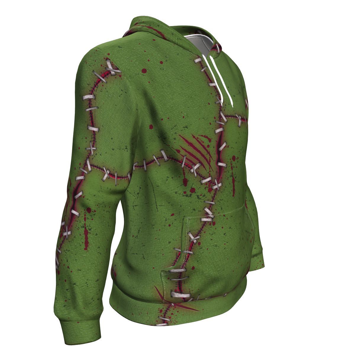 Halloween Frankenstein Inspired Unisex Pullover Hoodie GearFrost