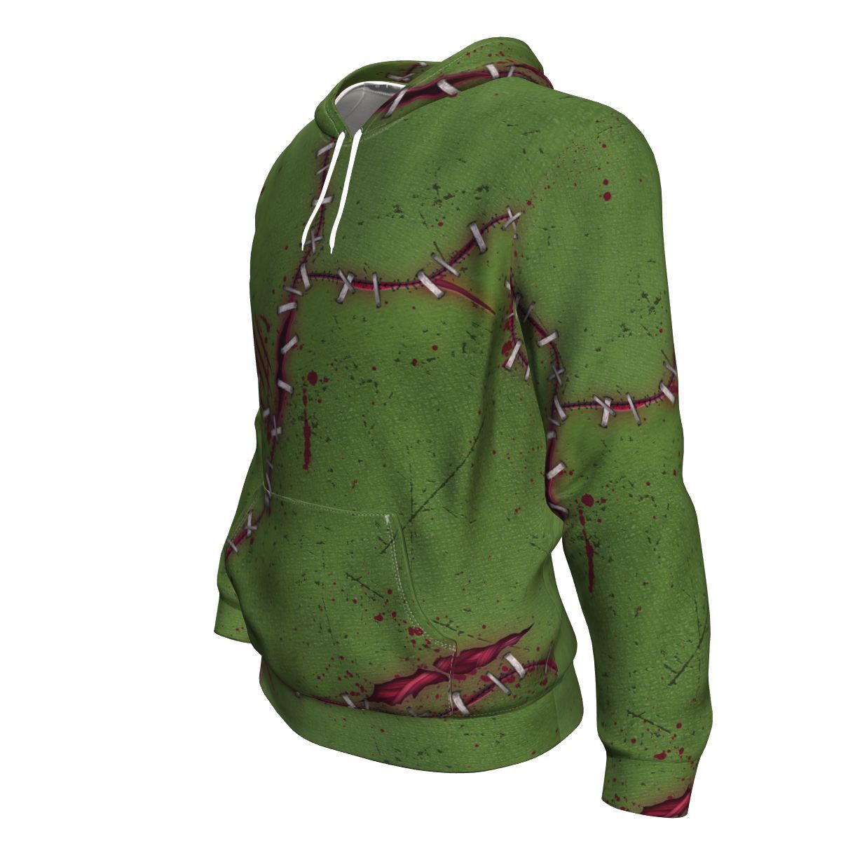 Halloween Frankenstein Inspired Unisex Pullover Hoodie GearFrost
