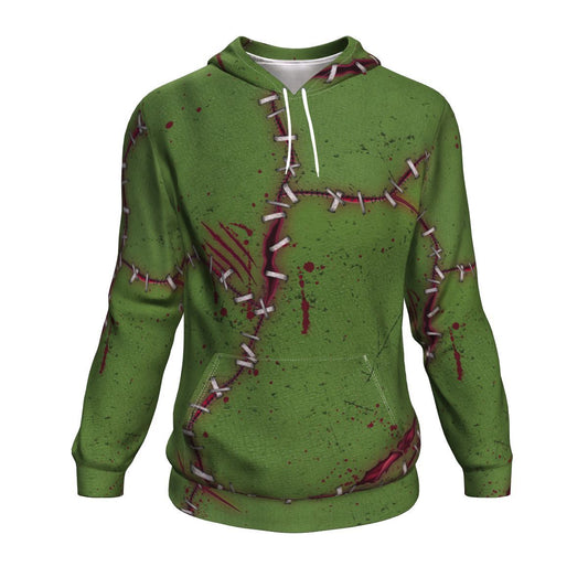 Halloween Frankenstein Inspired Unisex Pullover Hoodie GearFrost