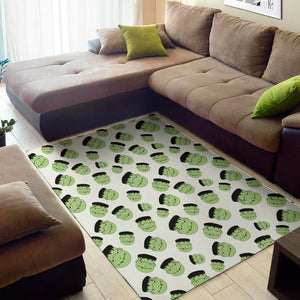 Halloween Frankenstein Pattern Print Area Rug