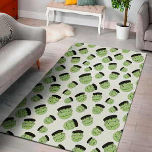 Halloween Frankenstein Pattern Print Area Rug