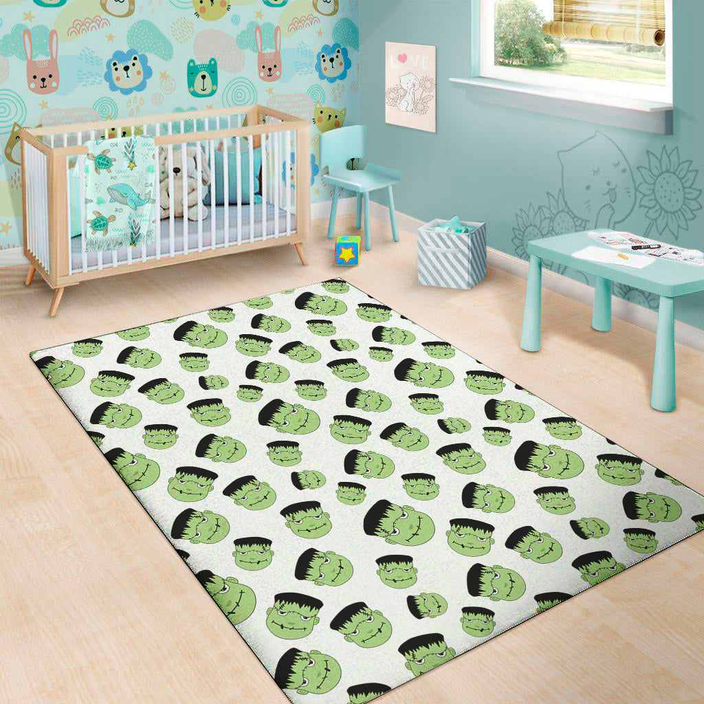 Halloween Frankenstein Pattern Print Area Rug