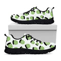 Halloween Frankenstein Pattern Print Black Running Shoes
