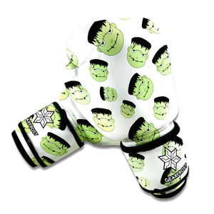 Halloween Frankenstein Pattern Print Boxing Gloves