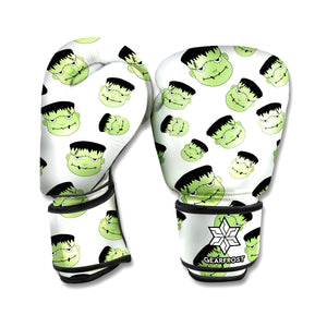 Halloween Frankenstein Pattern Print Boxing Gloves