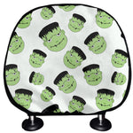 Halloween Frankenstein Pattern Print Car Headrest Covers