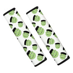 Halloween Frankenstein Pattern Print Car Seat Belt Covers