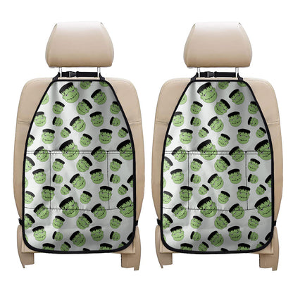 Halloween Frankenstein Pattern Print Car Seat Organizers
