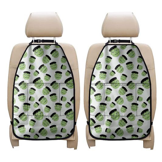 Halloween Frankenstein Pattern Print Car Seat Organizers