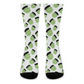Halloween Frankenstein Pattern Print Crew Socks