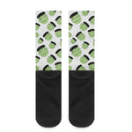 Halloween Frankenstein Pattern Print Crew Socks