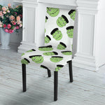 Halloween Frankenstein Pattern Print Dining Chair Slipcover