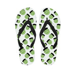 Halloween Frankenstein Pattern Print Flip Flops