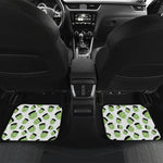 Halloween Frankenstein Pattern Print Front and Back Car Floor Mats