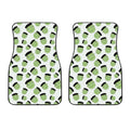Halloween Frankenstein Pattern Print Front Car Floor Mats