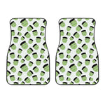 Halloween Frankenstein Pattern Print Front Car Floor Mats