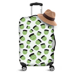 Halloween Frankenstein Pattern Print Luggage Cover