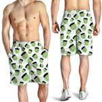 Halloween Frankenstein Pattern Print Men's Shorts