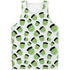 Halloween Frankenstein Pattern Print Men's Tank Top