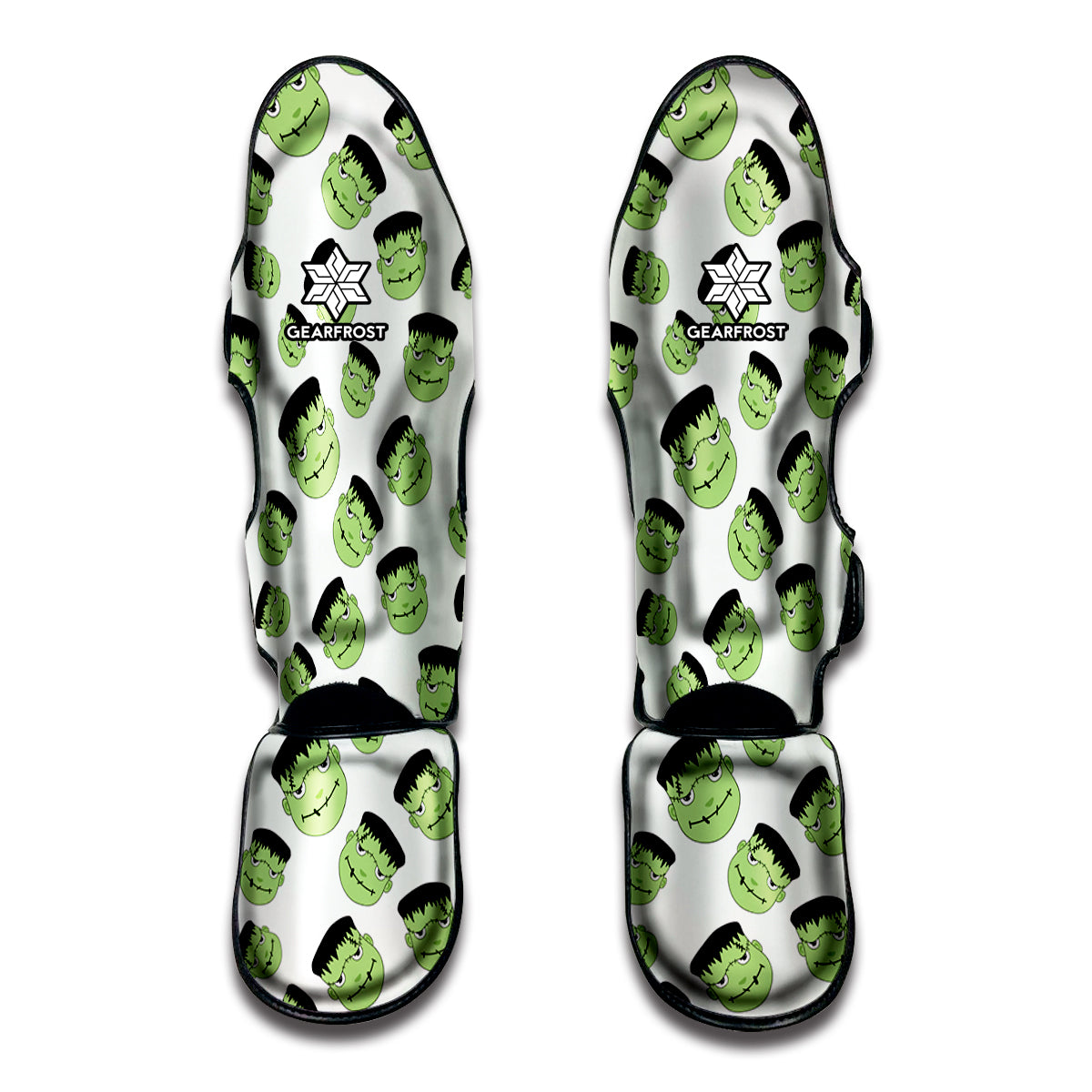 Halloween Frankenstein Pattern Print Muay Thai Shin Guard