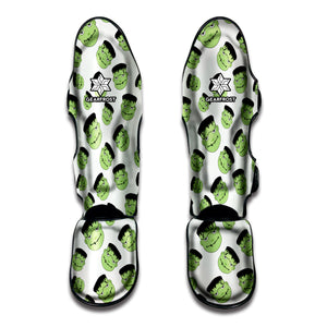 Halloween Frankenstein Pattern Print Muay Thai Shin Guard