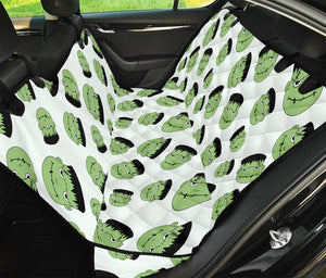 Halloween Frankenstein Pattern Print Pet Car Back Seat Cover