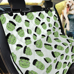 Halloween Frankenstein Pattern Print Pet Car Back Seat Cover