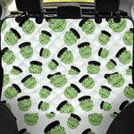 Halloween Frankenstein Pattern Print Pet Car Back Seat Cover