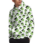 Halloween Frankenstein Pattern Print Pullover Hoodie