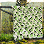 Halloween Frankenstein Pattern Print Quilt