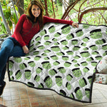 Halloween Frankenstein Pattern Print Quilt