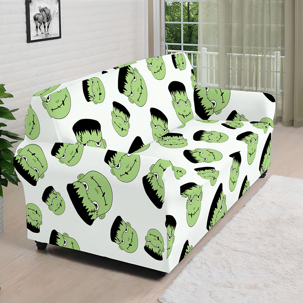 Halloween Frankenstein Pattern Print Sofa Cover